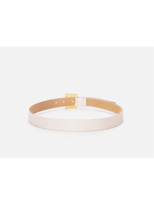 Leather belt with printed logo ELISABETTA FRANCHI | CT22S46E2.CI4